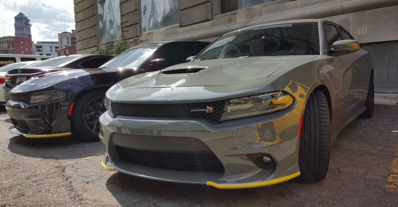 Illustration for article titled Temporary 'Air Dam Shipping Covers' Are the Hottest Mod For Dodge Challengers and Chargers
